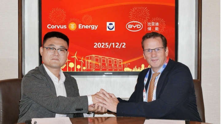 BYD Energy Storage и Corvus Energy: новый альянс для декарбонизации морского флота